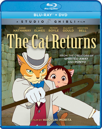 Blu-ray and DVD cover of 'The Cat Returns' with Studio Ghibli branding.