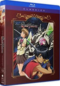 Blu-ray box for 'Eyeshield 21' with two characters on a red background