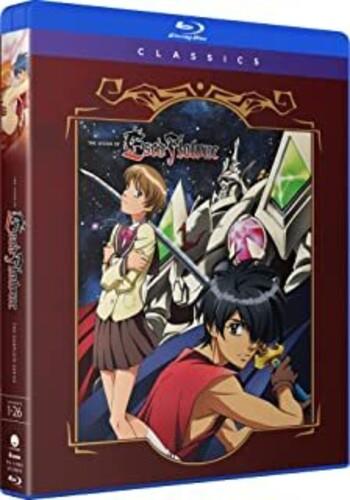 Blu-ray box for 'Eyeshield 21' with two characters on a red background
