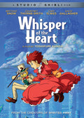 Movie poster for 'Whisper of the Heart' with animated characters and blue background