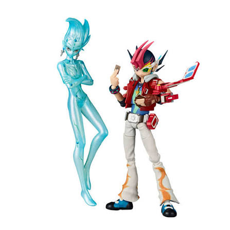 2 Yu-Gi-Oh action figures- Yuma Tsukumo & Astral