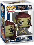 Funko Pop! Games vinyl figure of Lae'zel from Baelor's Gate, number 1147, in its original window box packaging.