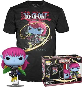 cyber harpie lady from yu gi oh funko pop and 3xl size t-shirt