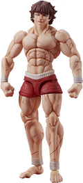 Muscular action figure with red shorts on a white background
