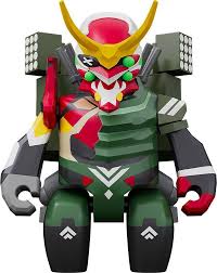 Rebuild Evangelion Brickoid with Green and Red Suit.