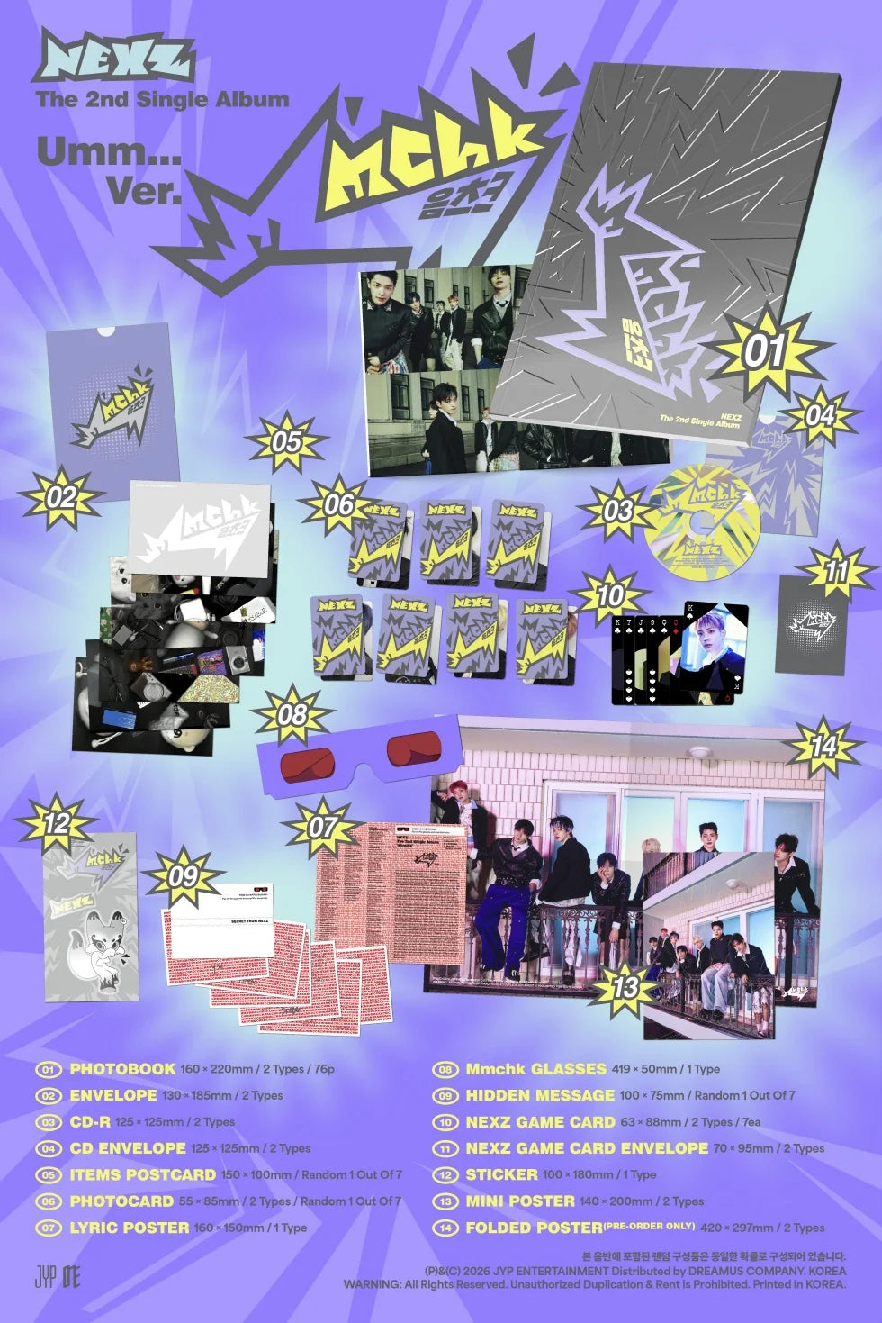 NEXZ [MMCHK] 2nd Single Album