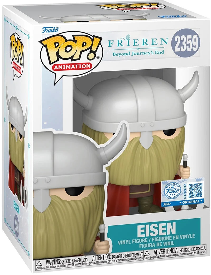 Funko Pop! vinyl figure packaging with character wearing a helmet and holding a sword.