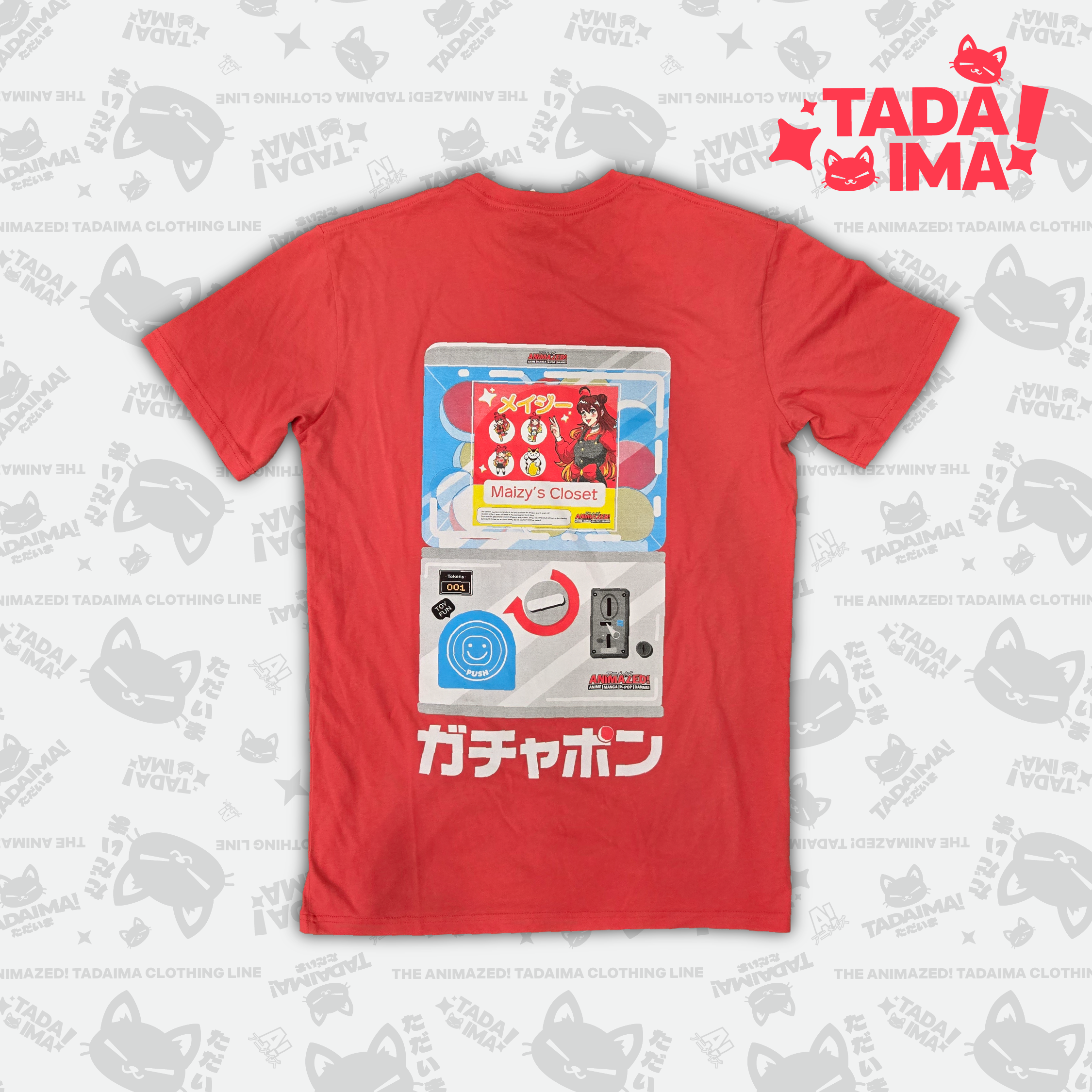 Animazed! Custom Shirt (Gachapon Machine Designs)