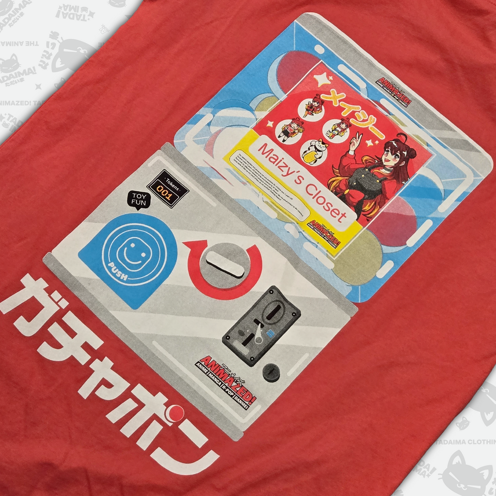 Animazed! Custom Shirt (Gachapon Machine Designs)