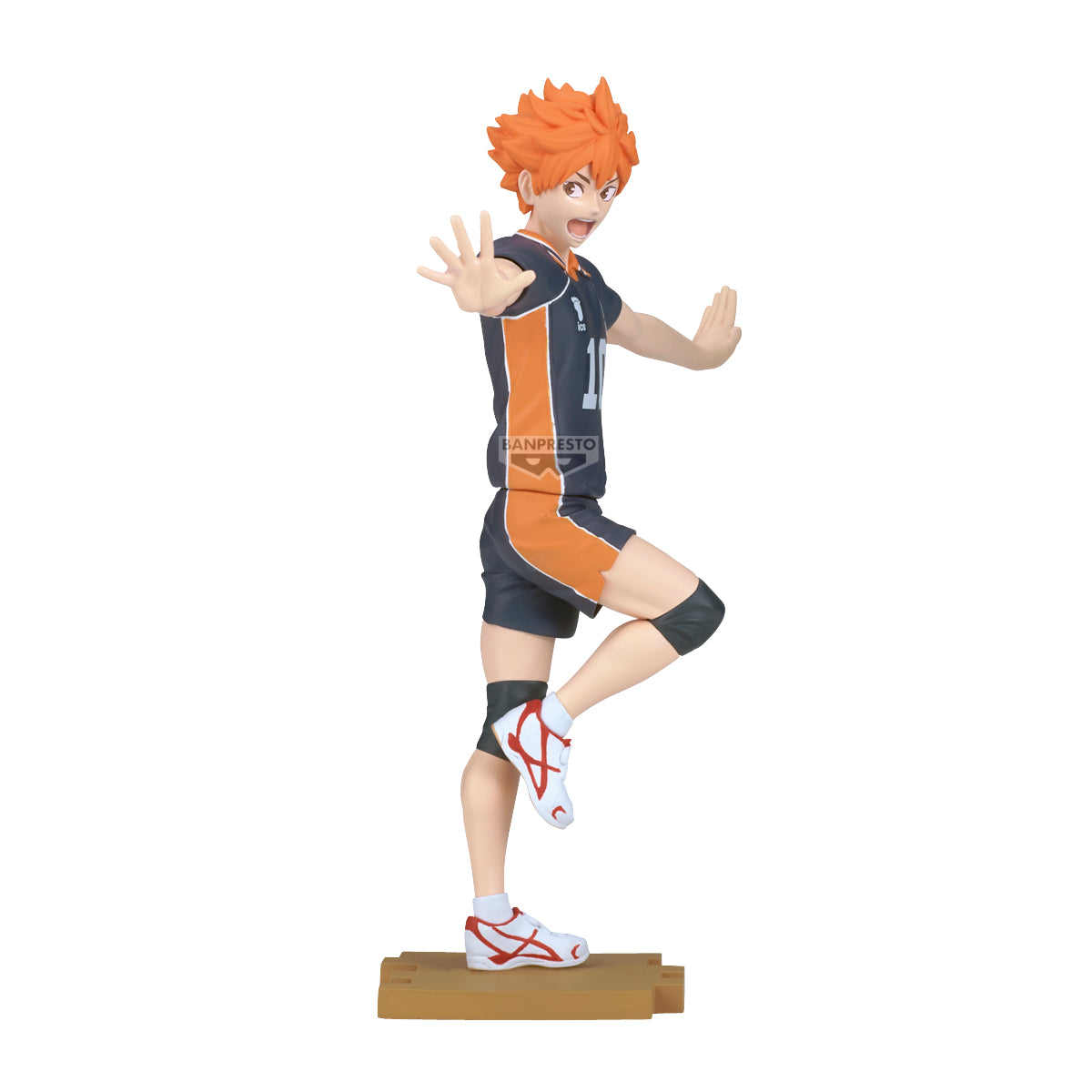 Anime character figurine in a dynamic pose on a white background