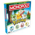 Monopoly Pokémon board game box with cartoon characters on a white background