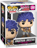 Funko Pop! Jonathan Joestar figure packaging with 'Jojo's Bizarre Adventure' branding.