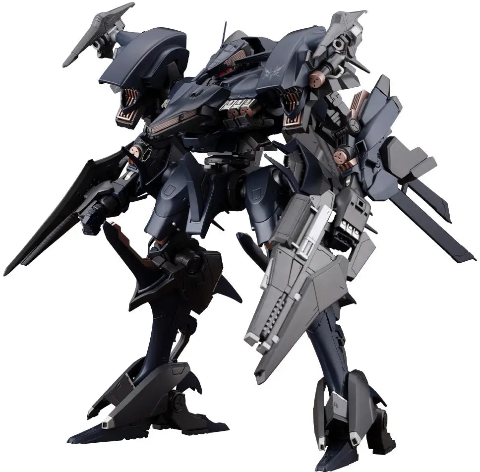 Mechanical robot model on a white background