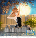 Anime character figurine in a swimsuit with a scenic background, featuring the Sega Goods logo.