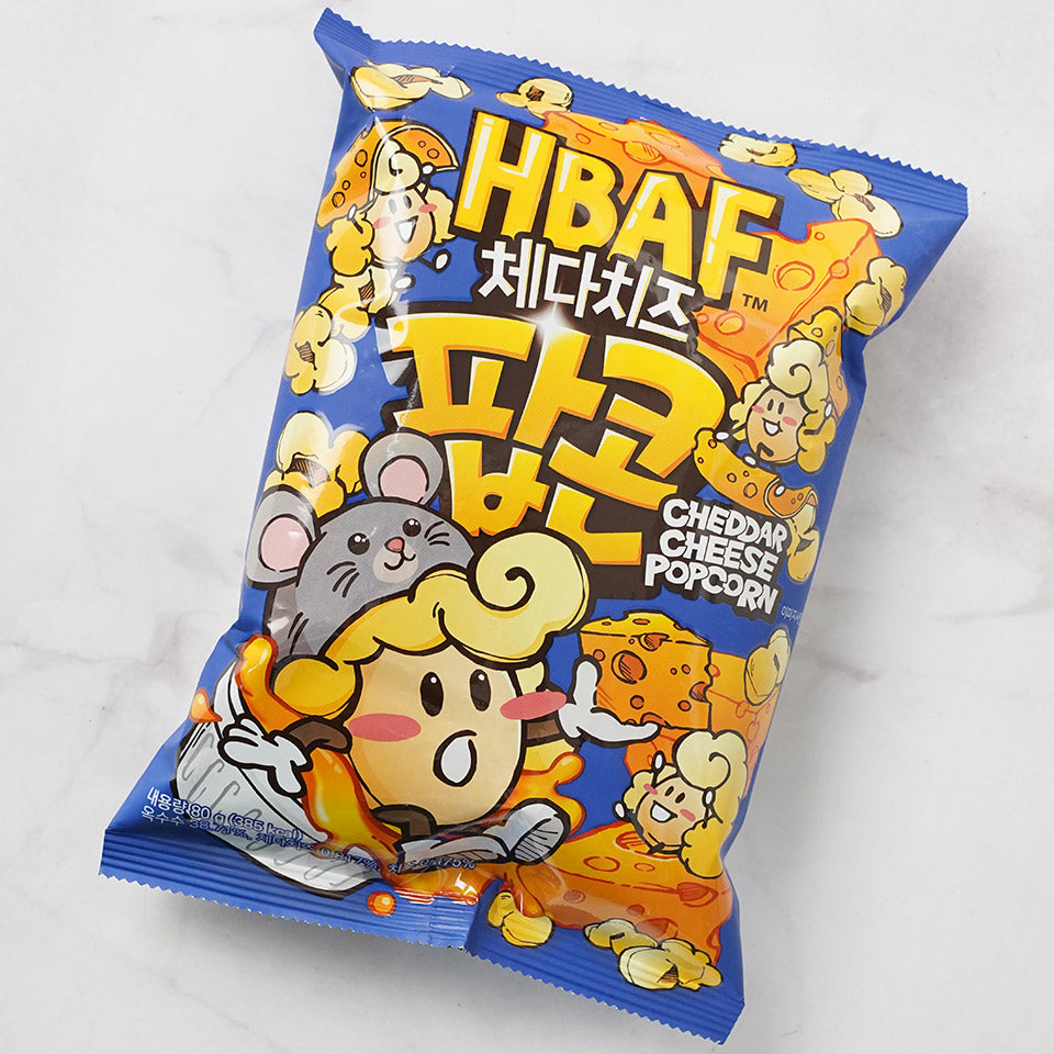 HBAF [Cheddar Cheese] Popcorn Bag 80g