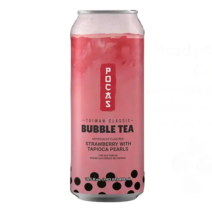 Pocas Bubble Tea Strawberry Flavor