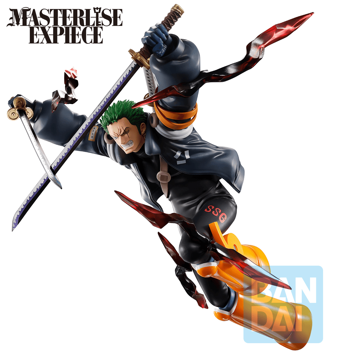 One Piece Roronoa Zoro Burst of Energy Masterlise Expiece Ichibansho Figure