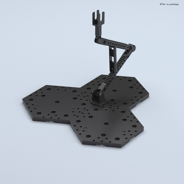Action Base 4 Black 1/100 Scale Gundam Model Display Stand