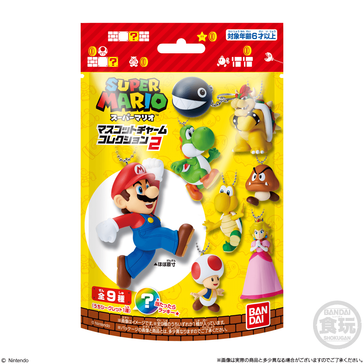 Super Mario Bros Mascot Charm Collection Volume 2 Blind Box [1 of 10]