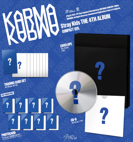 STRAY KIDS - [KARMA] 4th Album Limited Compact Version
