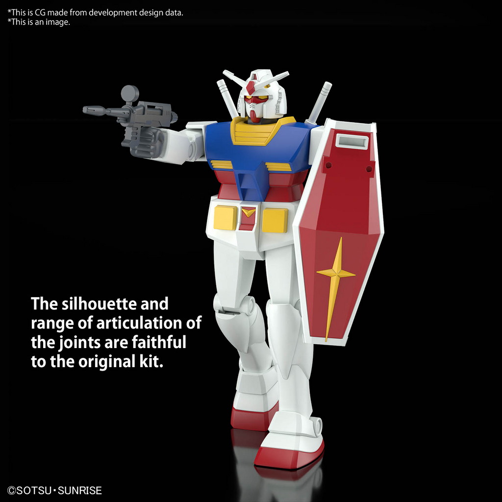 Mobile suit Gundam RX-78-2 Gundam Revival Version Best Mecha Collection 1/144 Scale Model Kit