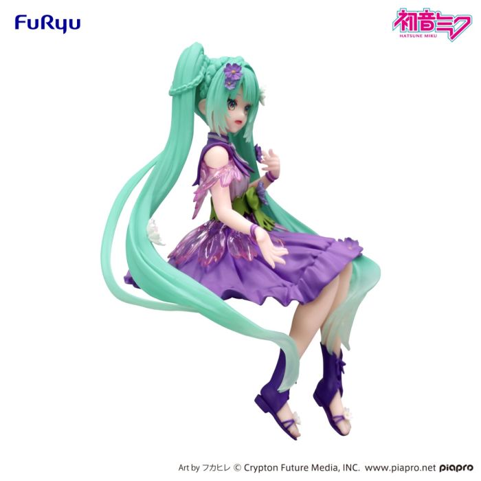 Hatsune Miku [Flower Fairy Cosmos Purple Color Ver.] Noodle Stopper Figure