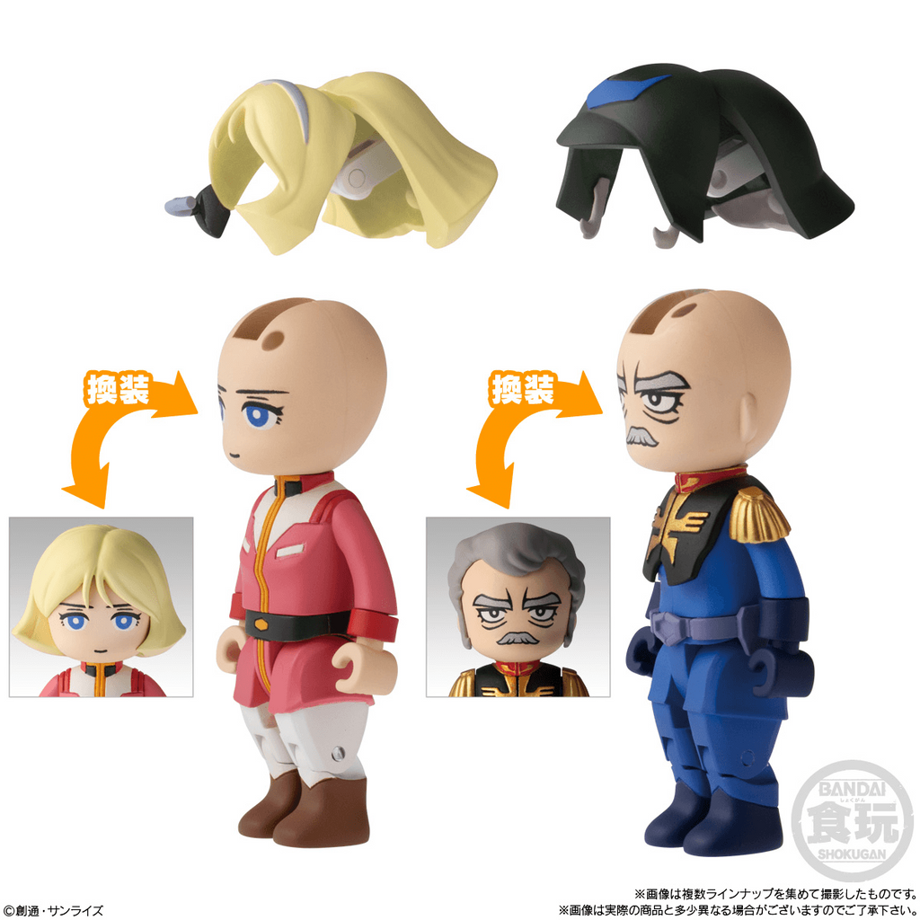 Mobile Suit Gundam Bit Lot Volume 2 Bandai Shokugan Mini Vinyl Figure