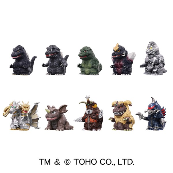 Godzilla Soft Vinyl Puppet Mascot 3 Blind Box [1 of 10]