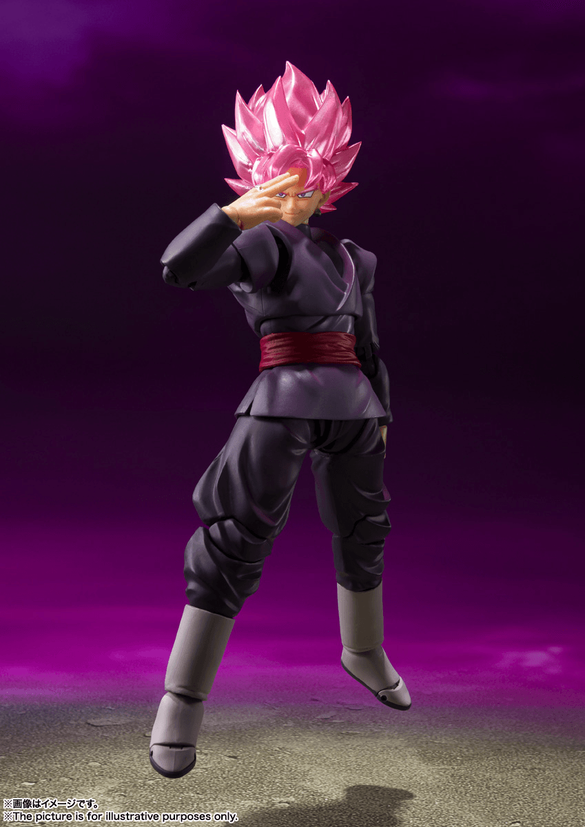 Dragon Ball Super Goku Black Super Saiyan Rose Tamashii Nations S.H. Figuarts Figure