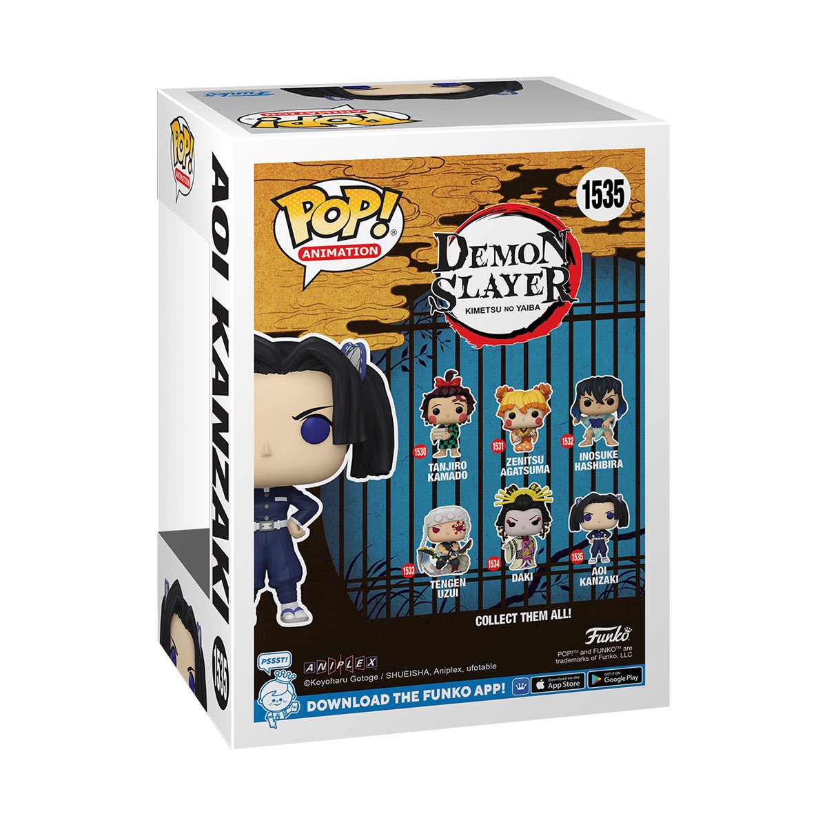Demon Slayer Aoi Kanzaki Funko Pop! #1535 Vinyl Figure