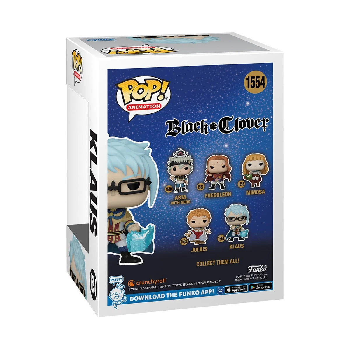 Black Clover Klaus Funko Pop! #1554 Vinyl Figure