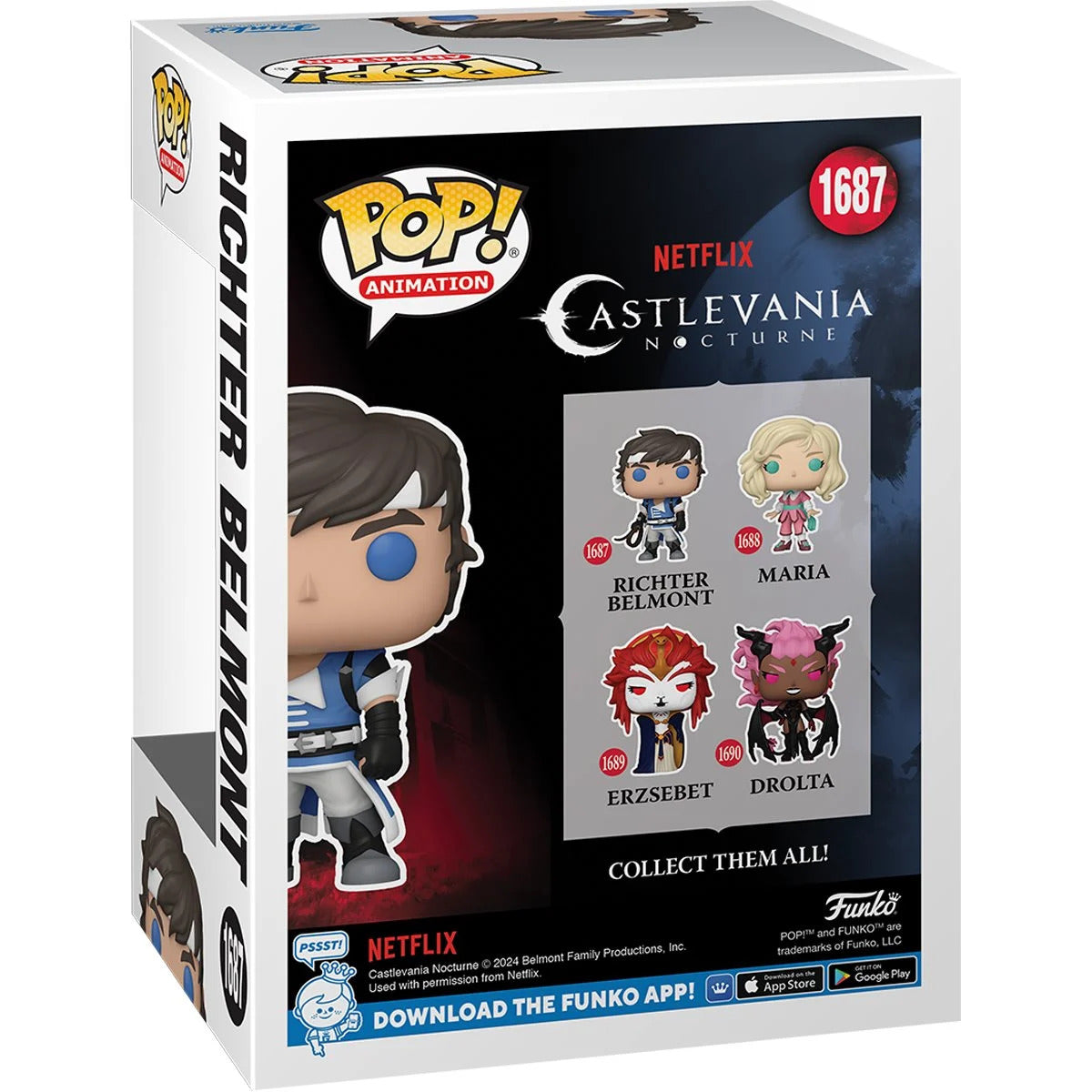 Castlevania: Nocturne Richter Belmont Funko Pop! #1687 Vinyl Figure