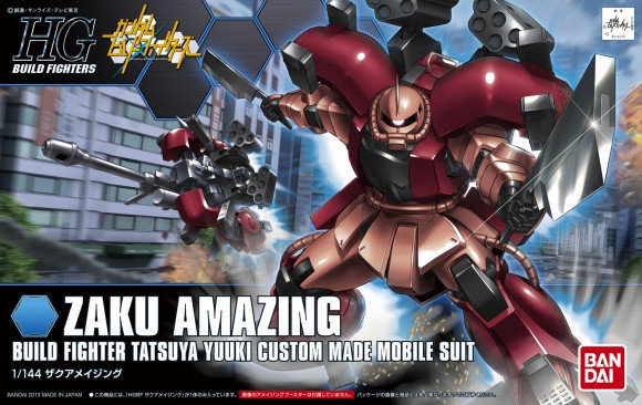 Gundam Build Fighters Try Zaku Amazing HGBF 1/144 Scale Model Kit