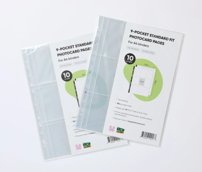 High Clarity A4 Double Sided Binder Sleeves