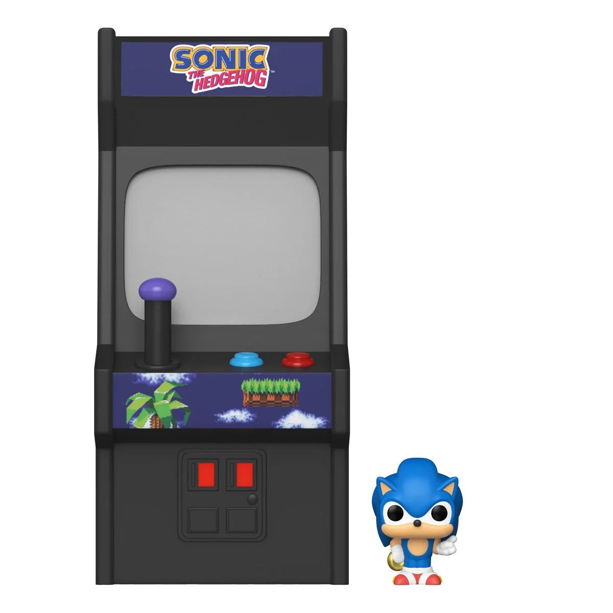 Sonic the Hedgehog Sonic with Ring Funko Bitty Pop! Arcade Cabinet