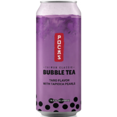 Pocas Bubble Tea [Taro with Tapioca Pearls] 16.5oz Can