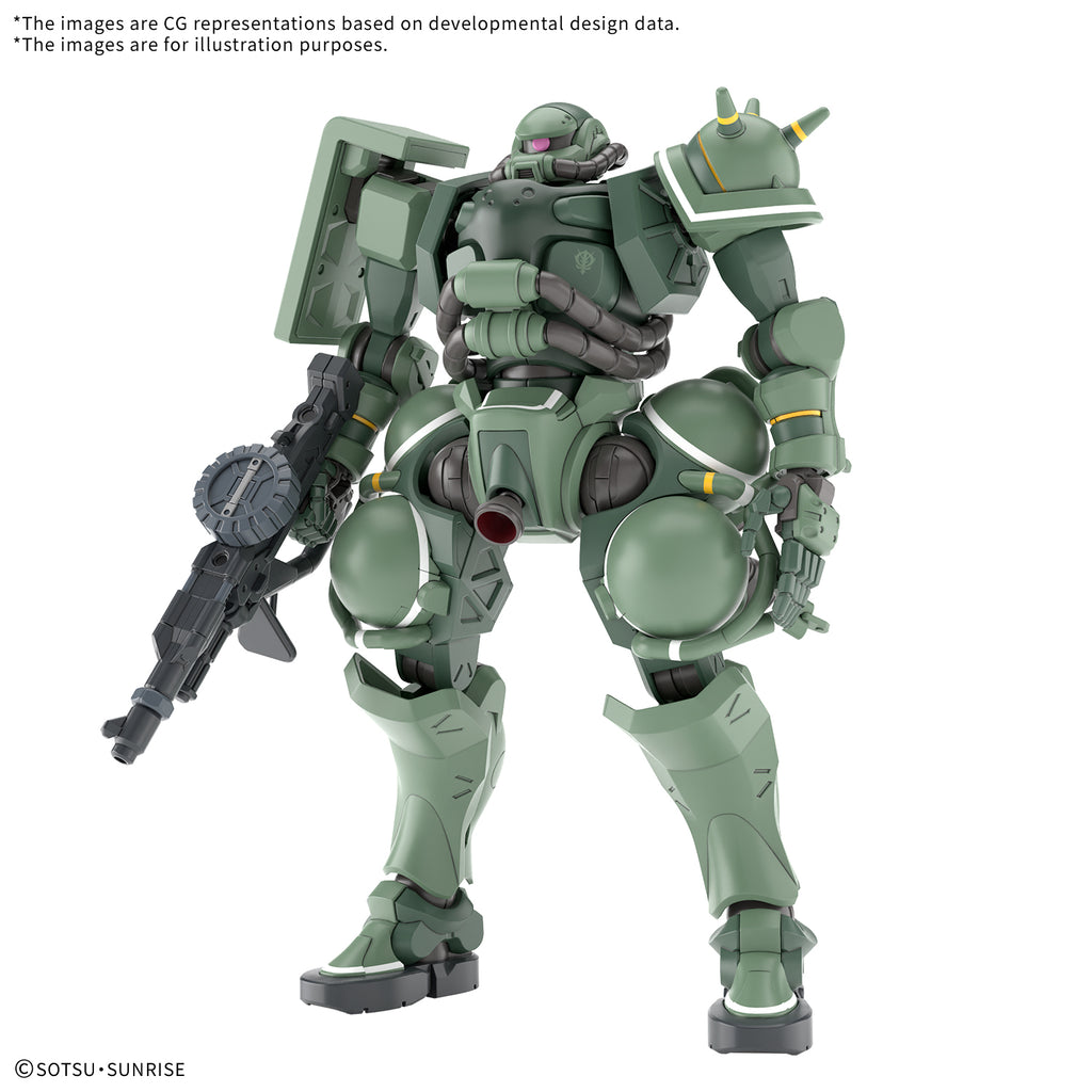 Gundam GQuuuuuuX HG GQ MS-06 Zaku [GQ] 1/144 Scale Model Kit