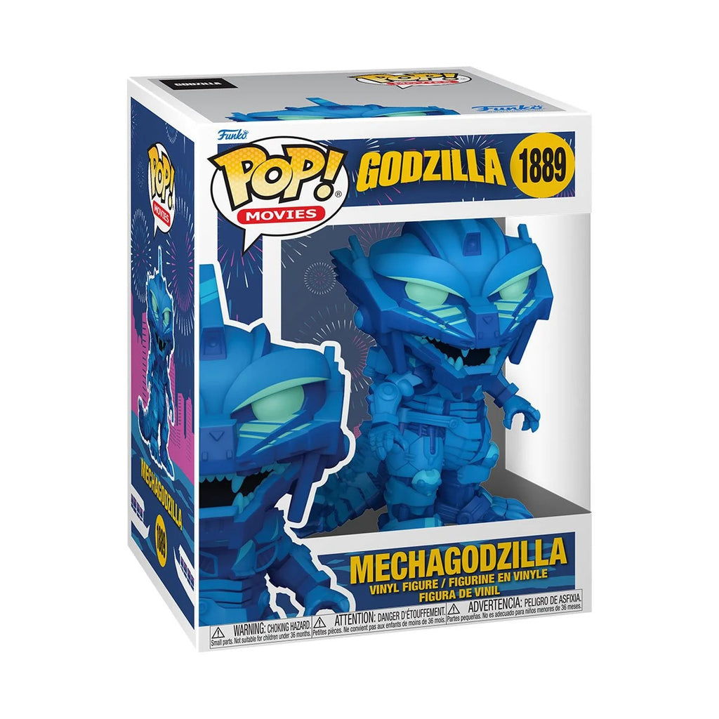 Godzilla Retro Futurism Art Mechagodzilla Premium Funko Pop! #1889 Vinyl Figure