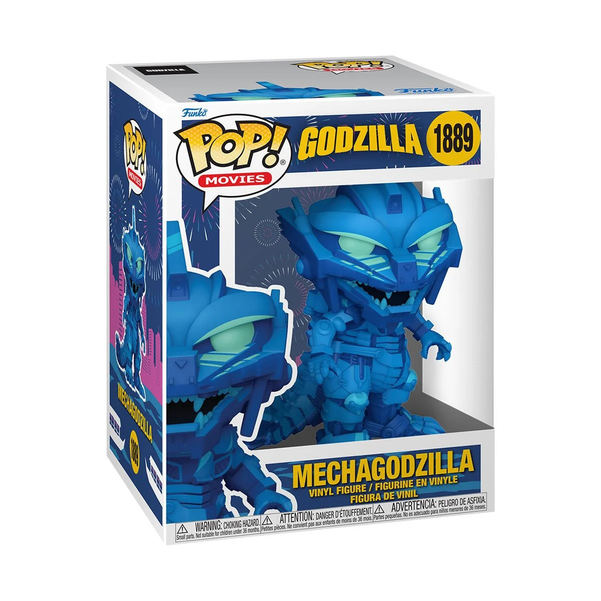 Godzilla Retro Futurism Art Mechagodzilla Premium Funko Pop! #1889 Vinyl Figure