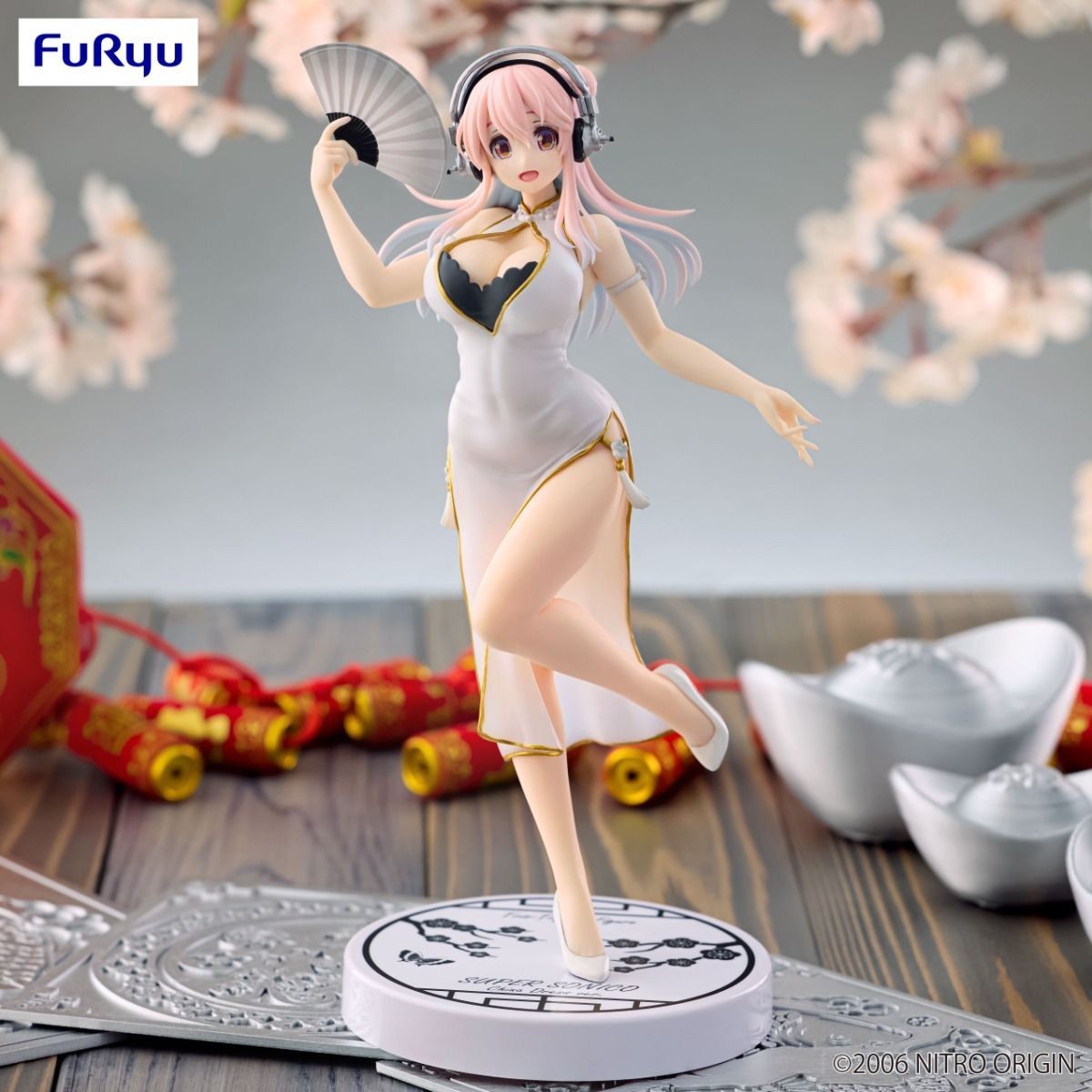 Super Sonico White Dress Verision Trio-Try-It Figure