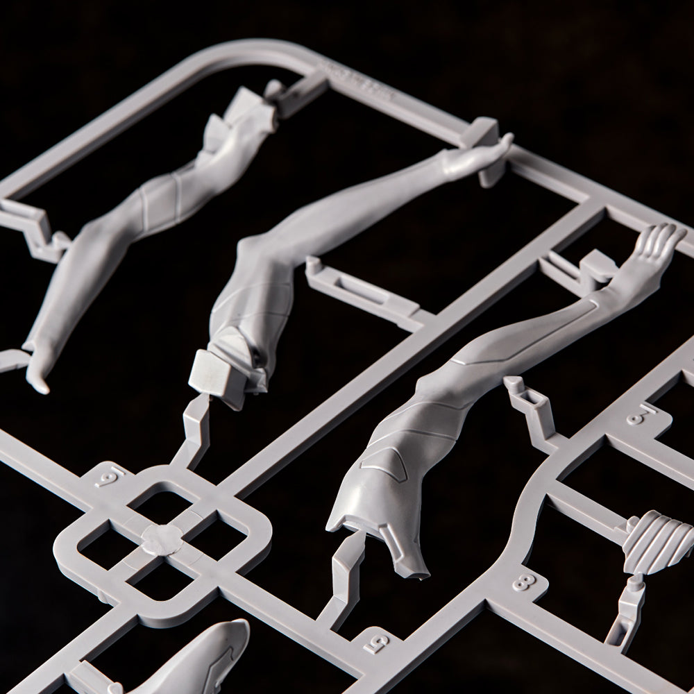 The End of Evangelion Evangelion Mass Production Type Attack Artpla Sculpture Works Unpainted Model Kit