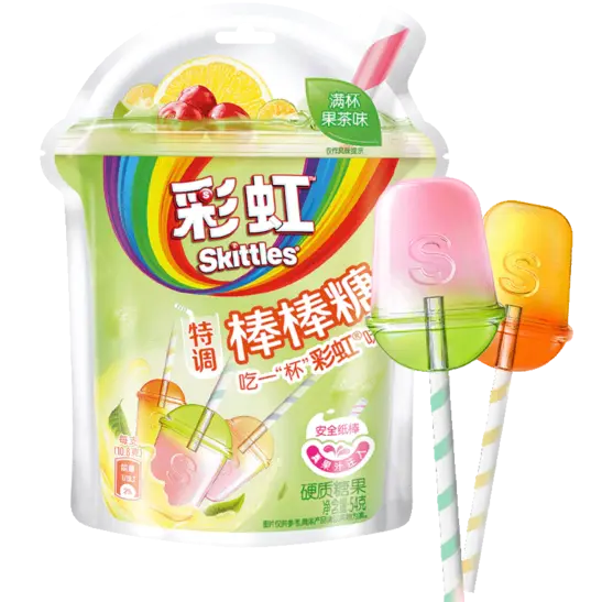 Skittles Lolipop Fruit Tea 54g Package
