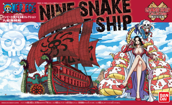 One Piece Grand Ship Collection Nine Snake Pirate Ship Model Kit