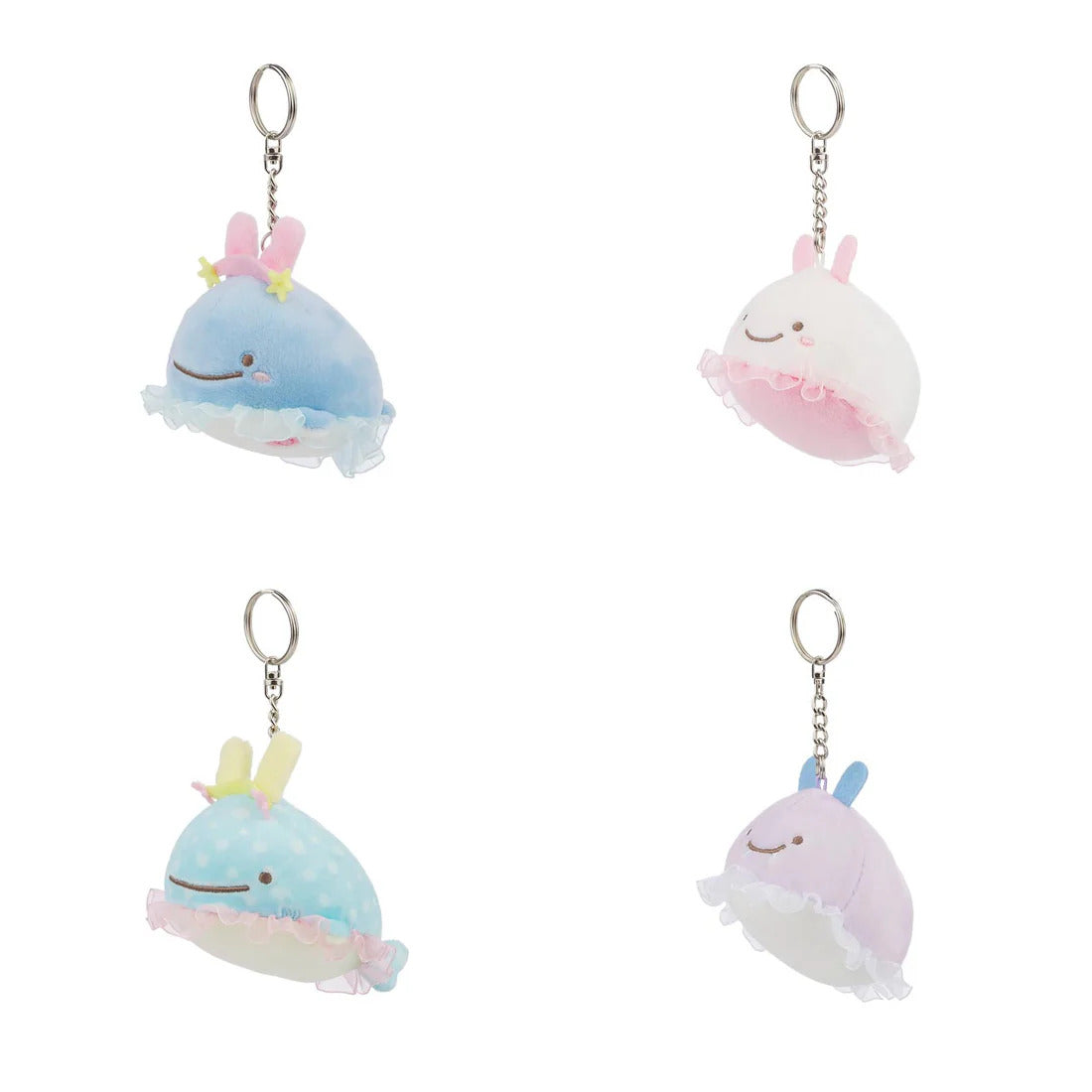 San-X Original Jinbesan Sea Bunnies 3.75" Plush Keychain Blind Box [1 of 4]
