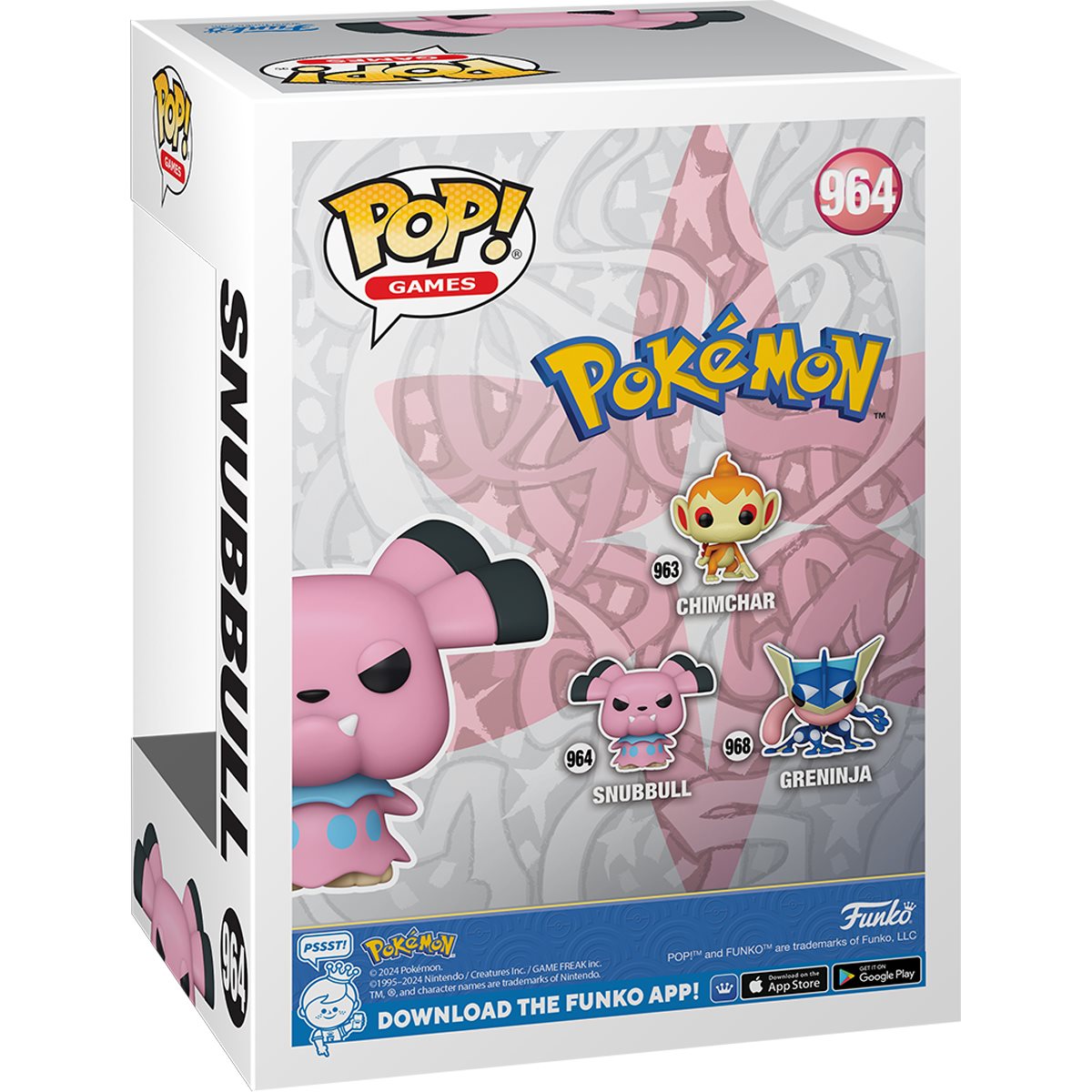 Pokemon Snubbull Funko Pop! #964 Vinyl Figure