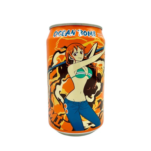 Ocean Bomb [One Piece Nami Mango Flavor] Sparkling Water 330 mL Can