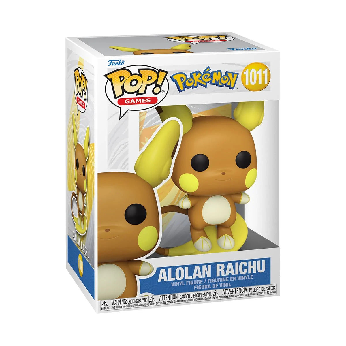 Pokemon Alolan Raichu Funko Pop! #1011 Vinyl Figure