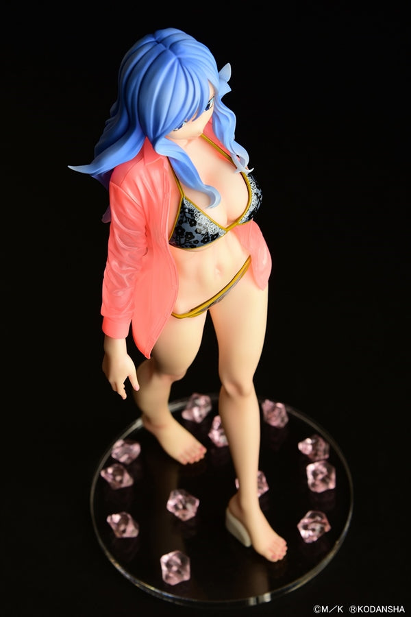 Fairy Tail Juvia Lokser [Gravure Style] [Black Bikini!!] Wet Shirt 1/7 Scale Statue (1)
