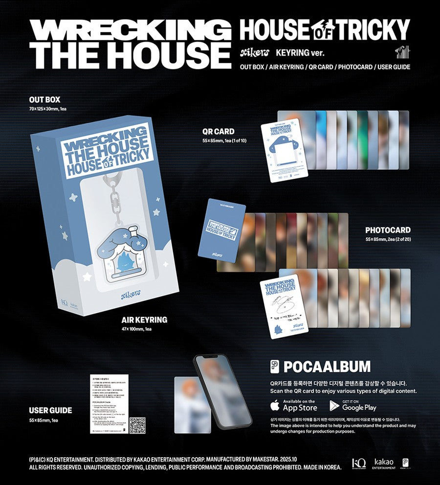 Xikers [House of the Tricky: Wrecking the House] 6th Mini Album [Keyring Ver.]
