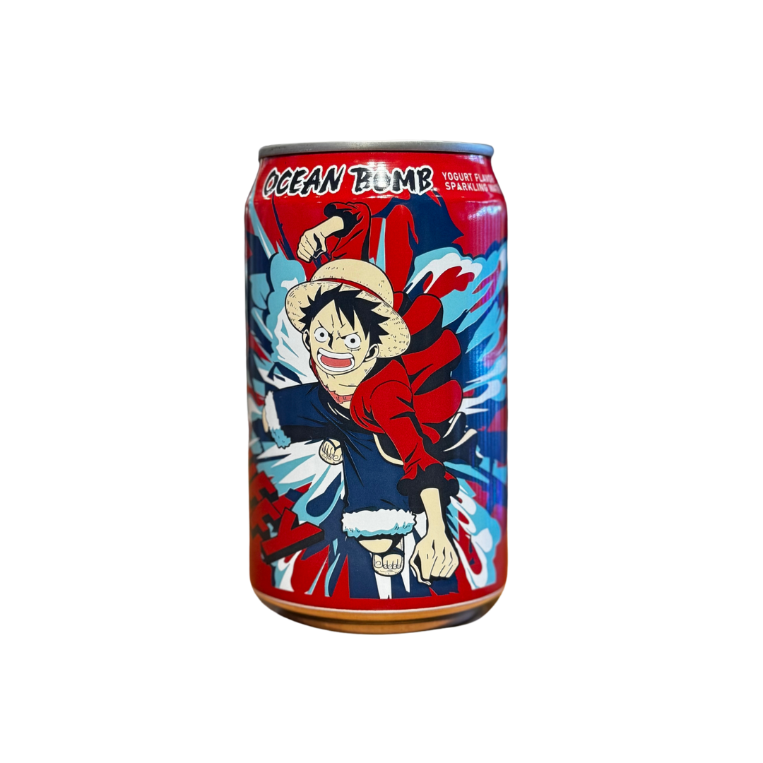 Ocean Bomb [One Piece Monkey D. Luffy Yogurt Flavor] Sparkling Water 330mL Can